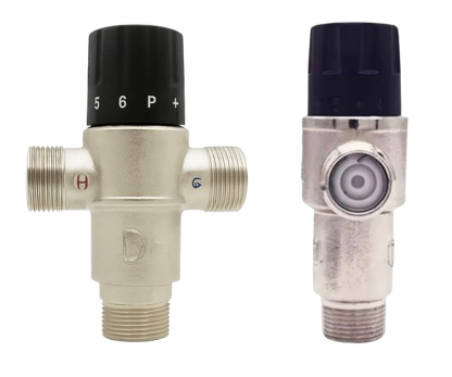 Mitigeur thermostatique 3/4" DN20 - Plage de température 38-55°C ±2°C - Sécurité anti-brûlure