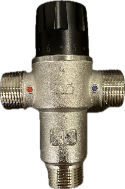 Mitigeur thermostatique 3/4" DN20 - Plage de température 38-55°C ±2°C - Sécurité anti-brûlure