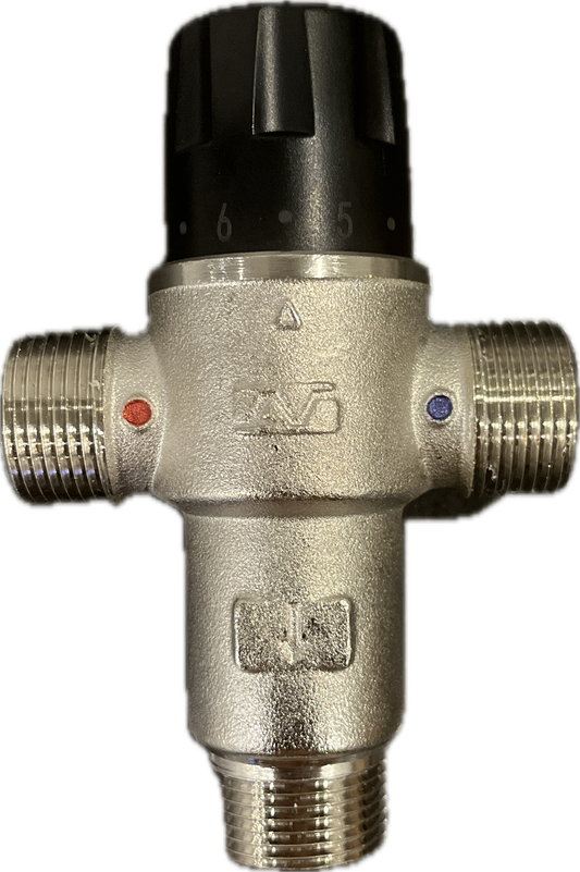 Mitigeur thermostatique 3/4" DN20 - Plage de température 38-55°C ±2°C - Sécurité anti-brûlure